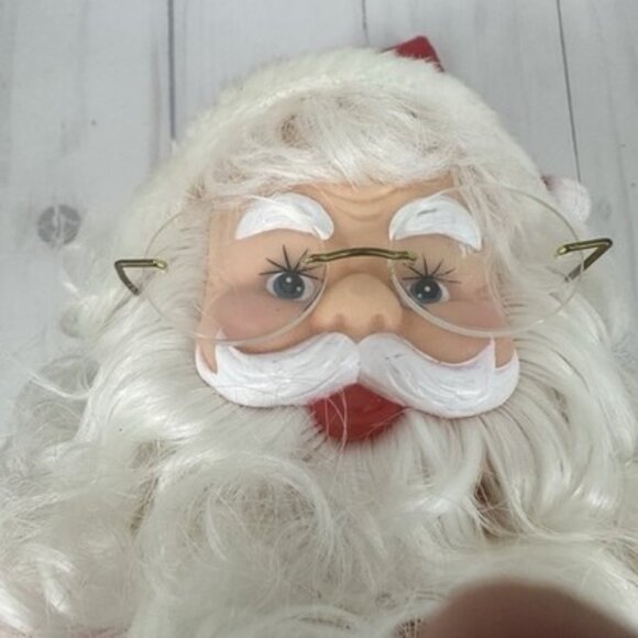 Vintage Crochet Mr. and Mrs. Santa Claus Doll Crocheted Outfits 14" - Picture 12 of 16